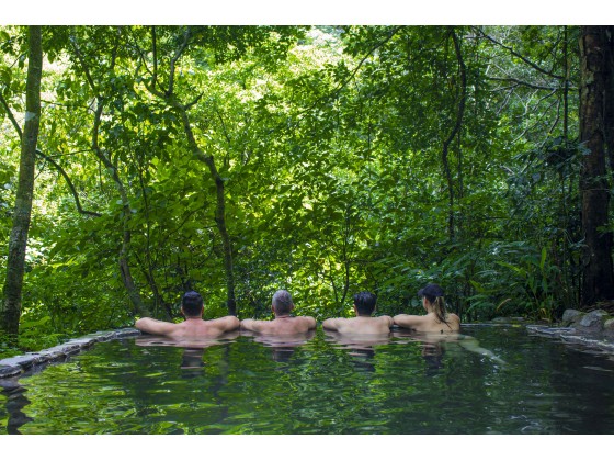 Tour Guiado de Cabalgata y Paseo a Aguas Termales con Almuerzo en Monteverde